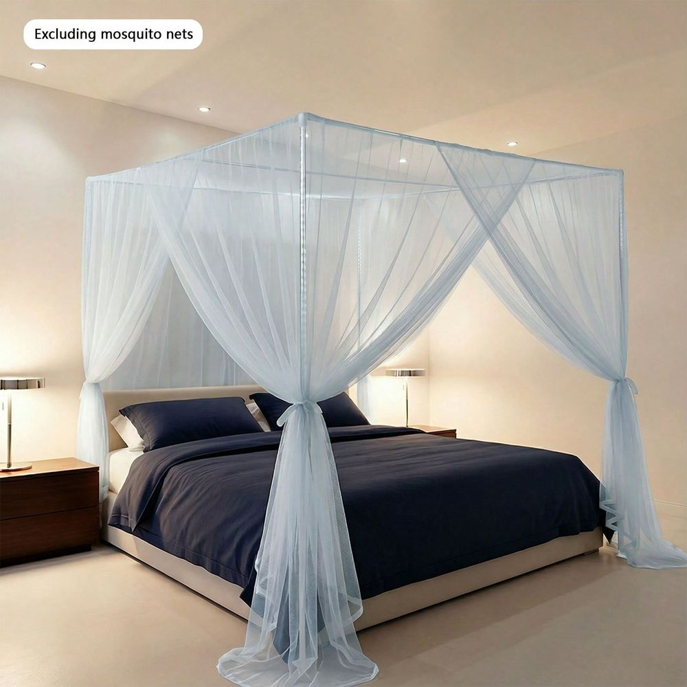 Canopy Bed Frame Metal Queen - โครงเตียงแบบมีหลังคา 2x2 เมตร แข็งแรง ทนทาน ทำจากสแตนเลส