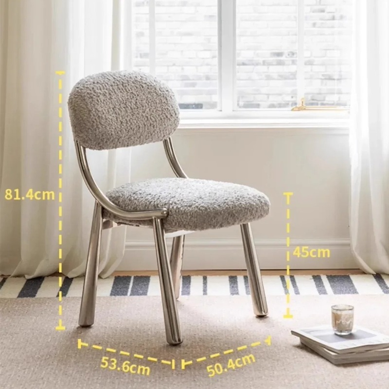 Bedroom Furniture - เก้าอี้แต่งตัวที่ทันสมัยและเรียบง่าย, เก้าอี้แต่งตัวสำหรับห้องนอนผู้หญิง, เก้าอี้รับประทานอาหารระดับไฮเอนด์, เก้าอี้พักผ่อนพร้อมพนักพิง