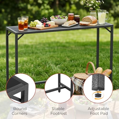 โต๊ะบาร์สำหรับลานกลางแจ้งขนาด  - Outdoor Furniture บทวิจารณ์และราคา