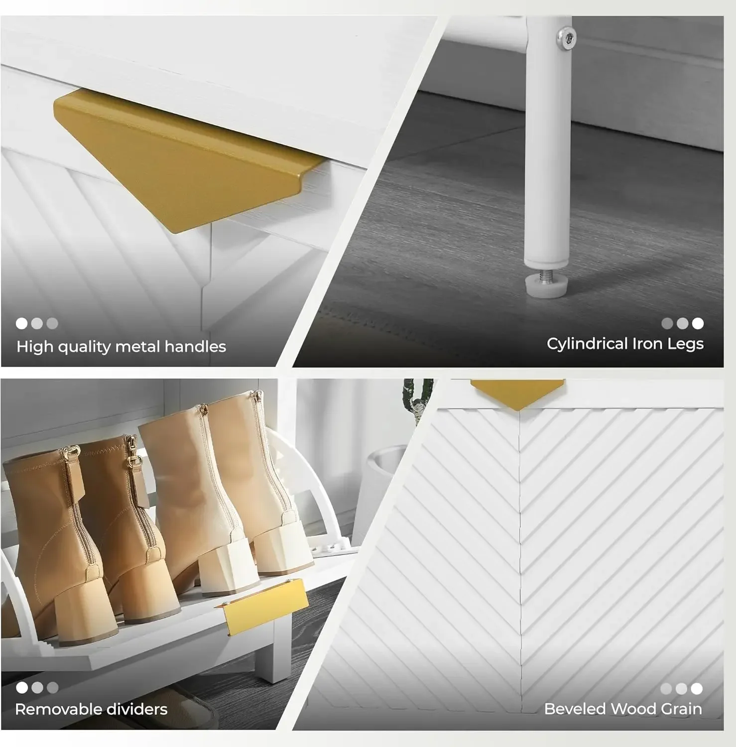 ตู้เก็บรองเท้าพร้อมลิ้นชักแบบเ - Shoe Rack Cabinet Narrow Entryway บทวิจารณ์และราคา