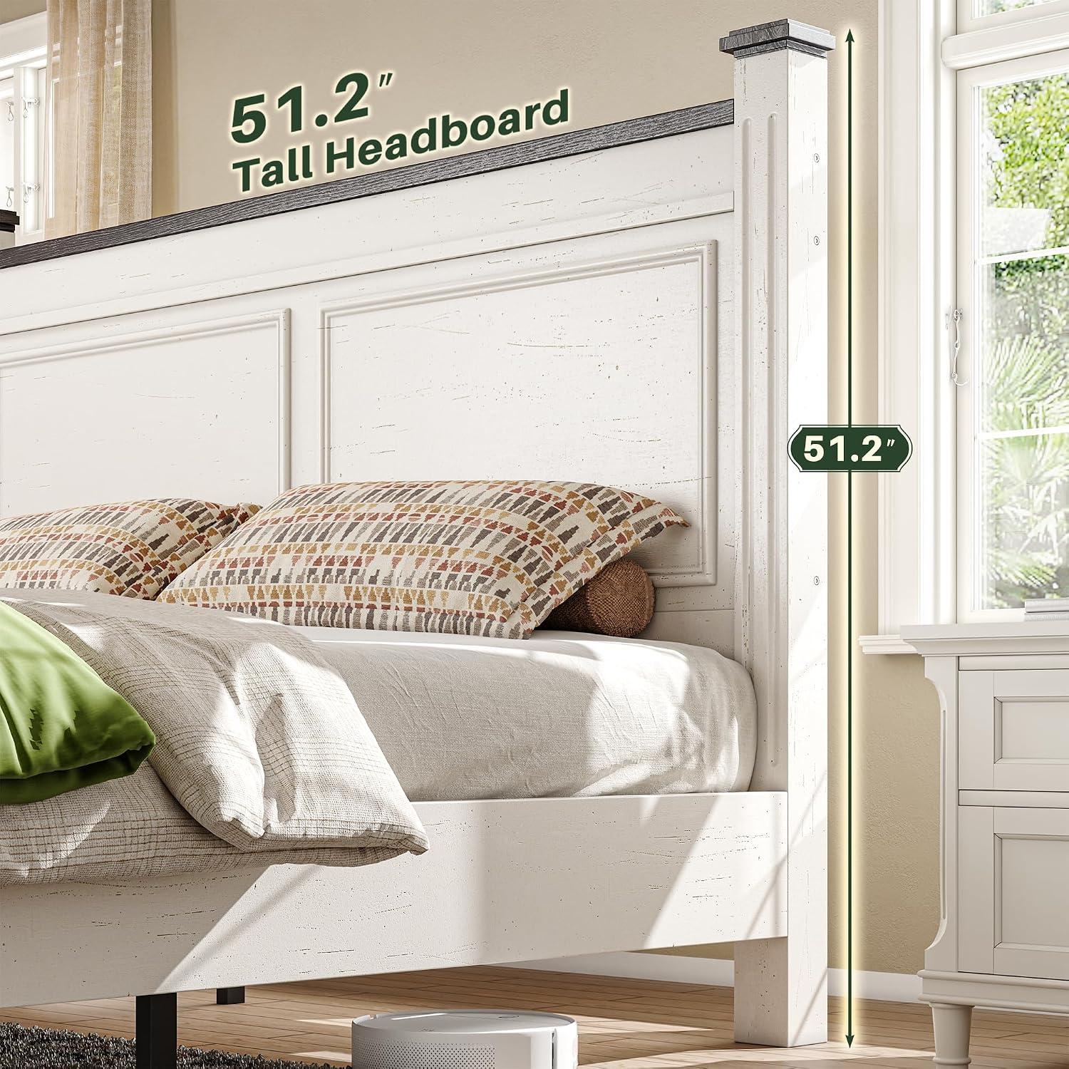 โครงเตียงขนาดคิงไซส์ หัวเตียงส - King Size Bed Frame With Storage Drawers บทวิจารณ์และราคา