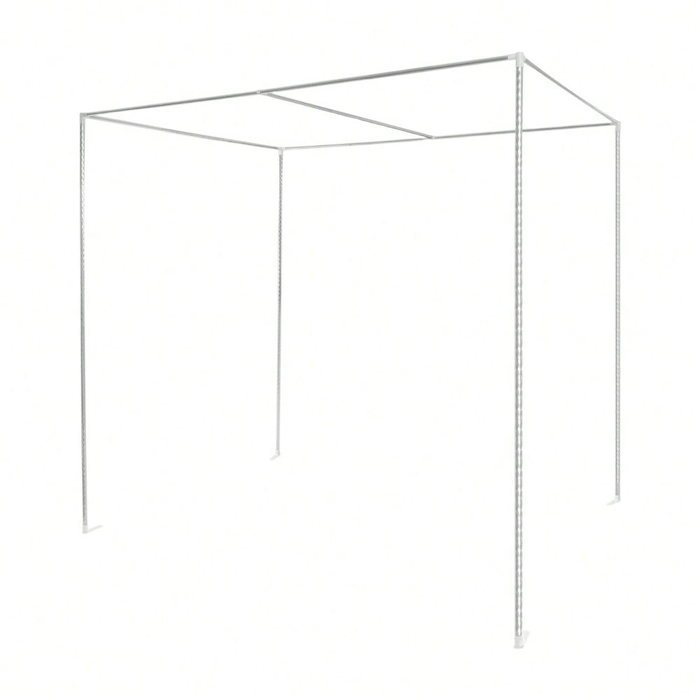 โครงเตียงแบบมีหลังคา 2x2 เมตร  - Canopy Bed Frame Metal Queen บทวิจารณ์และราคา