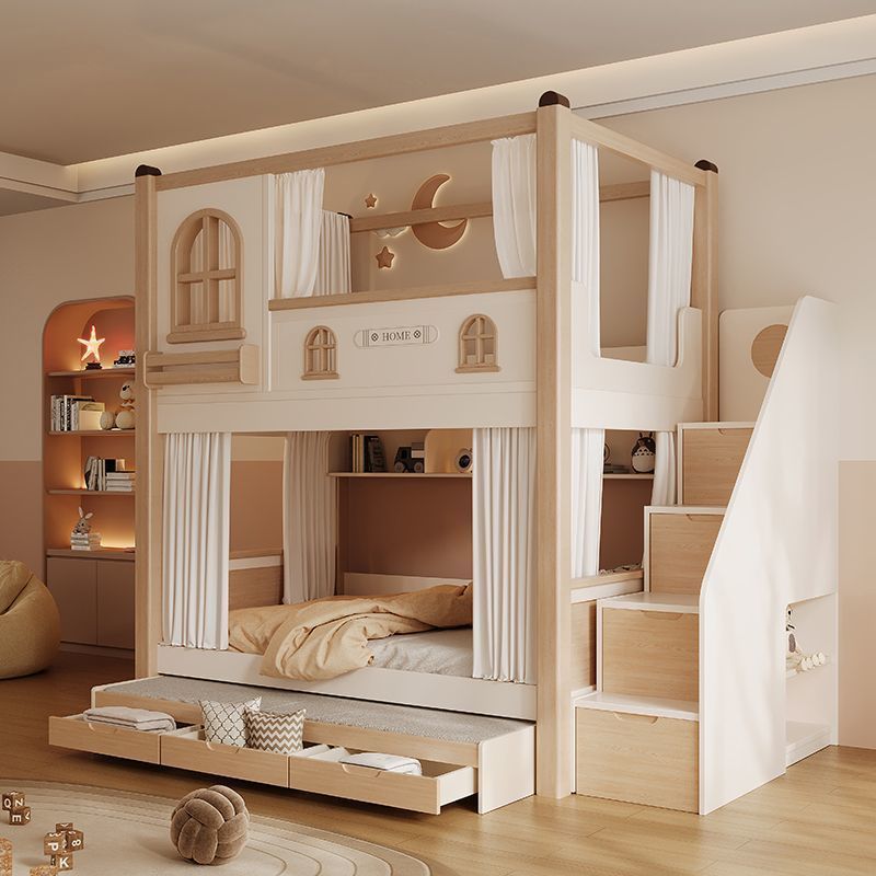 เตียงสองชั้นสำหรับเด็กพร้อมสไล - Bunk Bed With Stairs And Slide บทวิจารณ์และราคา