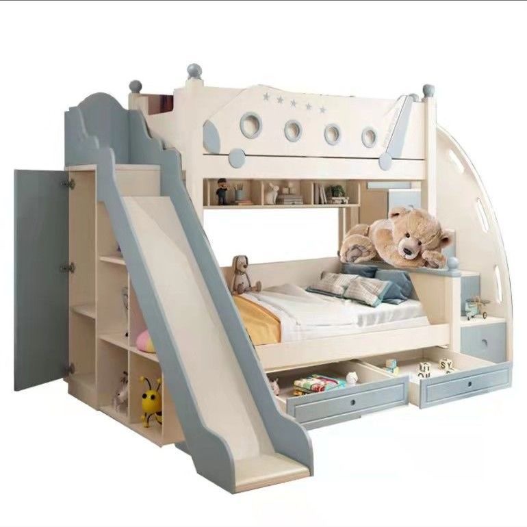 เตียงสองชั้นสไตล์เจ้าหญิงคุณภา - Bunk Bed With Stairs And Slide บทวิจารณ์และราคา