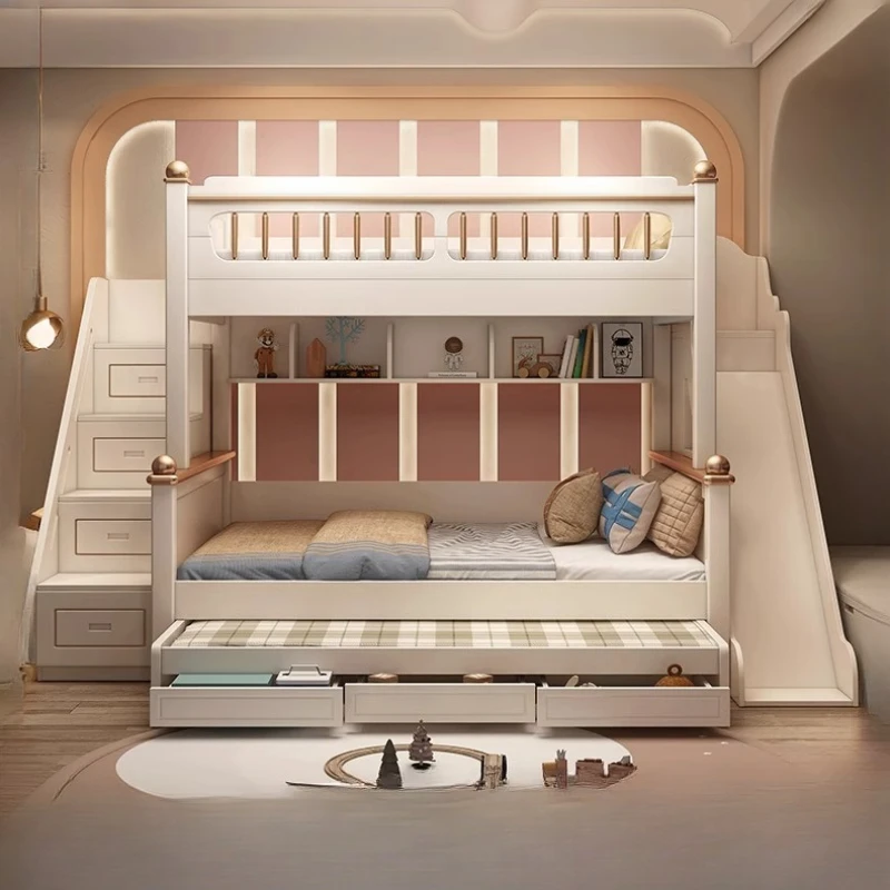 เตียงเด็กยกพื้นขนาด 135x190 ซม - King Size Bed Frame With Storage Drawers บทวิจารณ์และราคา
