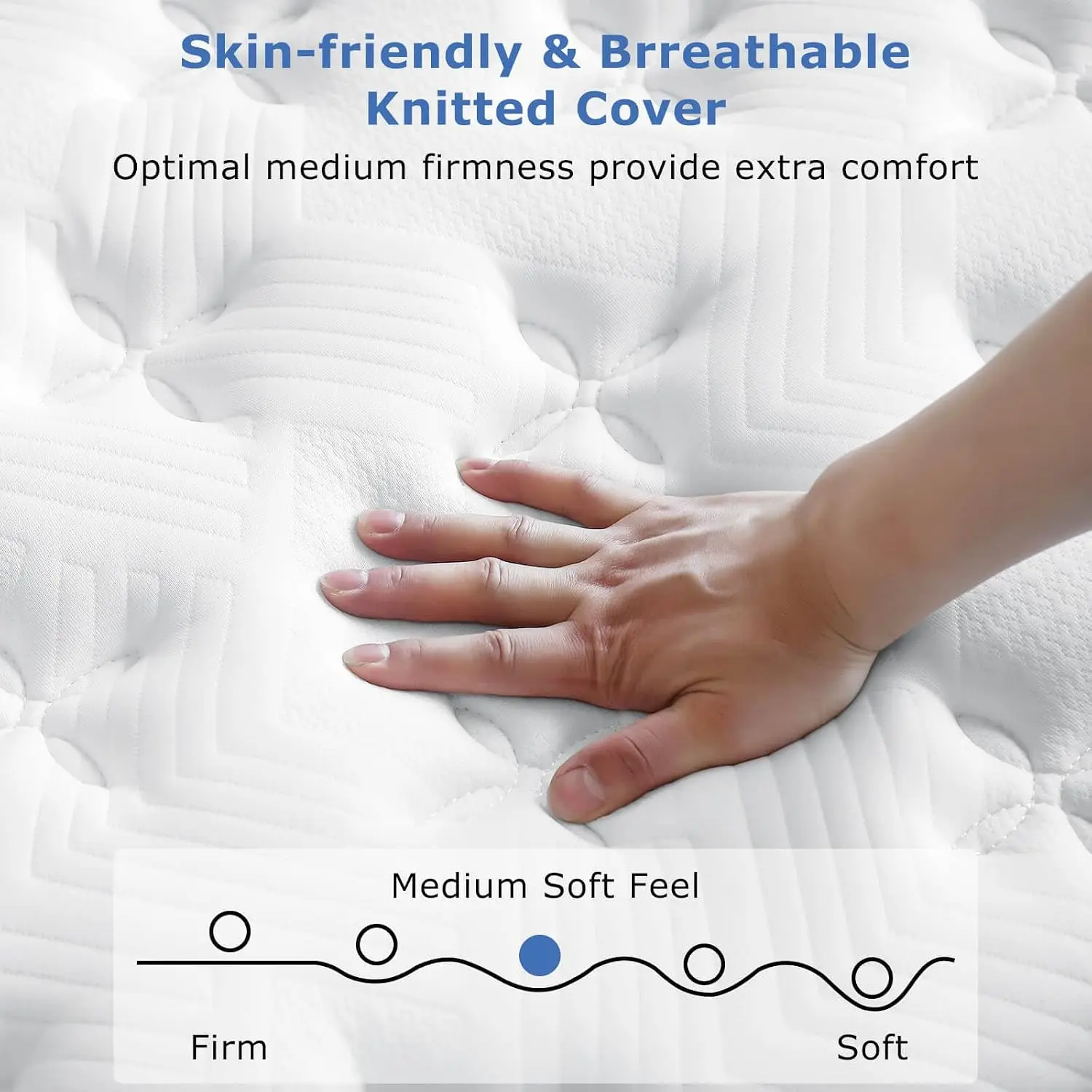 ที่นอนควีนไซส์, ไฮบริดความแน่น - Memory Foam Mattress In A Box Queen บทวิจารณ์และราคา