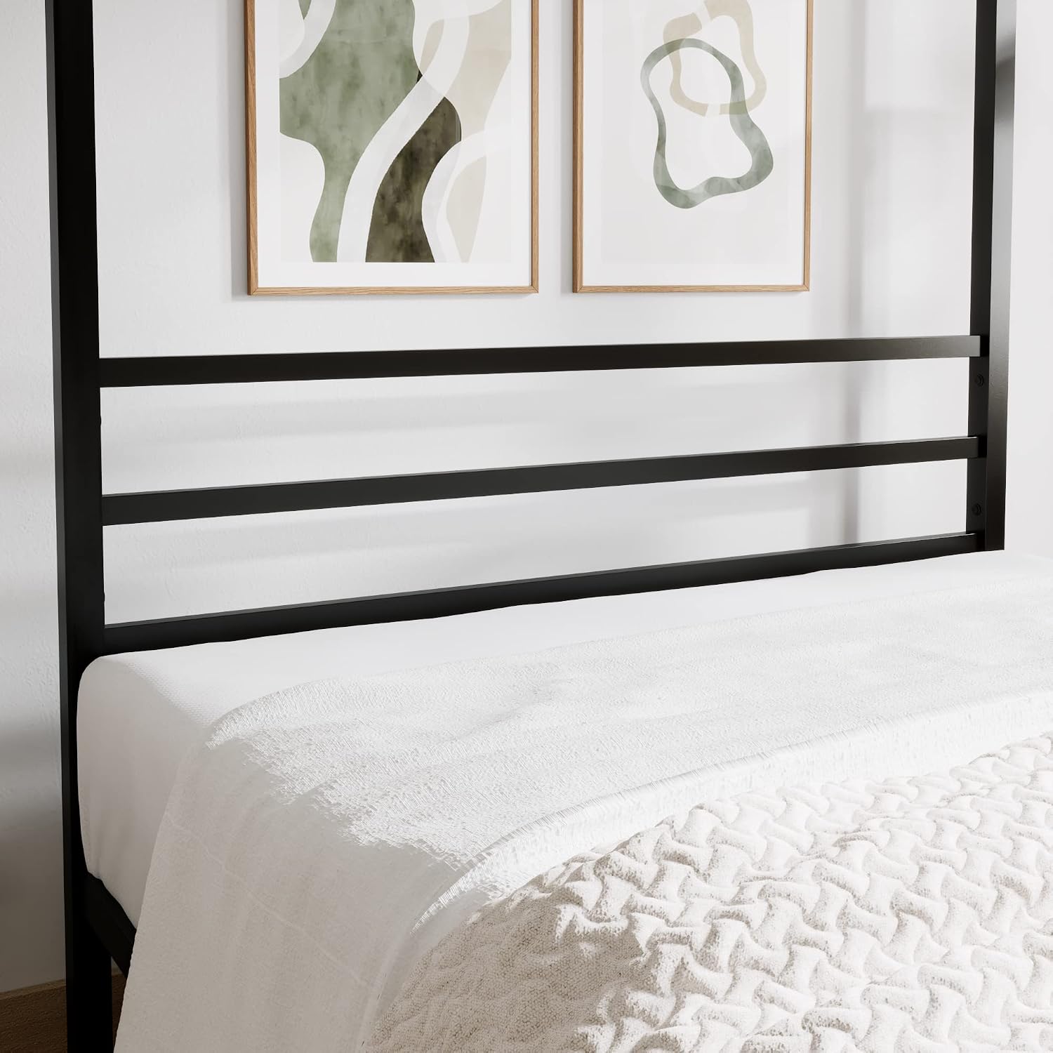 โครงเตียงโลหะขนาดควีนไซส์ พร้อ - Canopy Bed Frame Metal Queen บทวิจารณ์และราคา