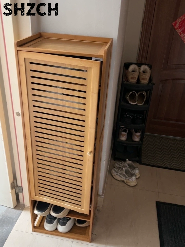 ชั้นวางรองเท้าขนาดเล็กแบบมีประ - Shoe Rack Cabinet Narrow Entryway บทวิจารณ์และราคา